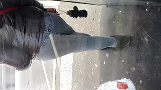 А хөлбөмбөгийн фен пицца deliveryman fucks.