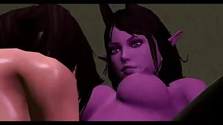 Хатагтай нөхрөө ажилчинтай хамт хуурдаг.
